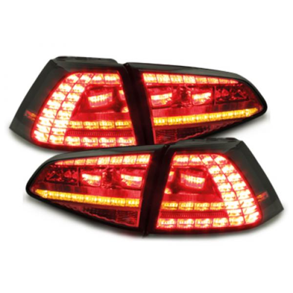 LED Rückleuchten für VW Golf 7 2013-2017 dynamischer LED Blinker rot smoke Sonar