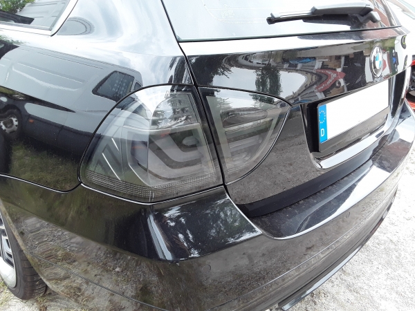 Lightbar Led Rückleuchten schwarz für BMW E91 3er Touring 05-08