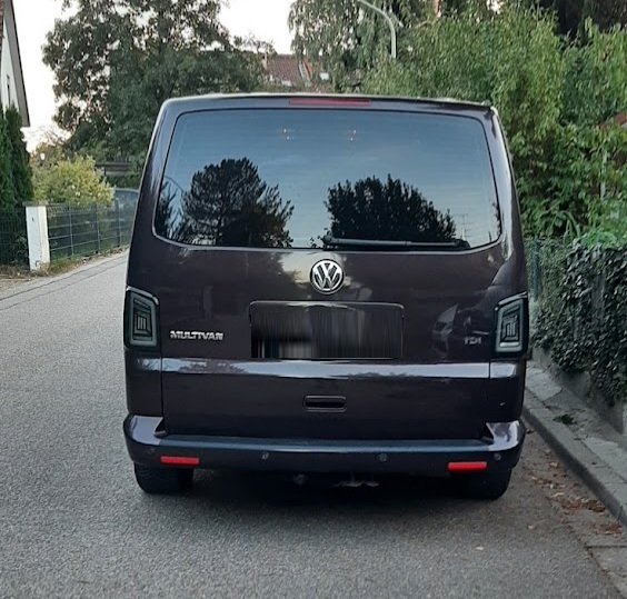 Voll LED Rückleuchten für VW T5 2003-2015 schwarz grau