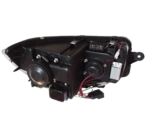 Scheinwerfer für VW T6 15-19 Led Tagfahrlicht dynamischer Blinker schwarz V1