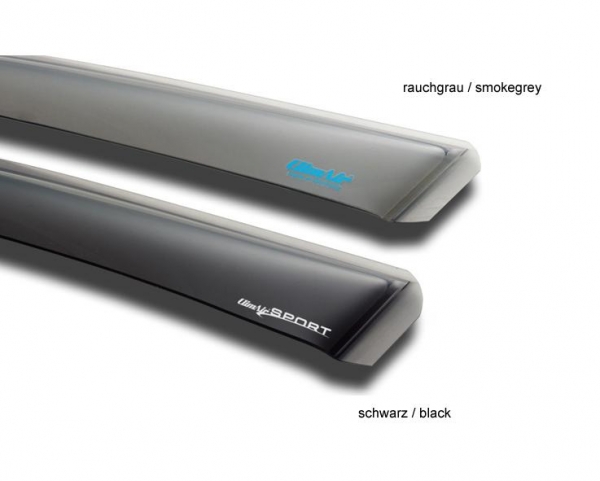 ClimAir WINDABWEISER REGENABWEISER schwarz vorn für VW Golf 5 Golf 6 VI Variant Kombi