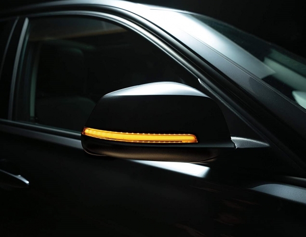 OSRAM Dynamischer LED Spiegelblinker für BMW X1 E84 Laufblinker BLACK-EDITION