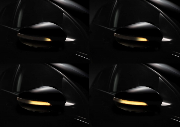 OSRAM Dynamischer LED Spiegelblinker für VW Golf 6 08-12 Laufblinker Black-Edition