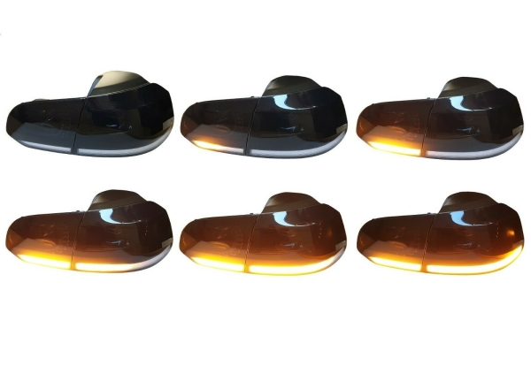 LED Rückleuchten schwarz für VW Golf VI 6 08+ dynamischer Blinker