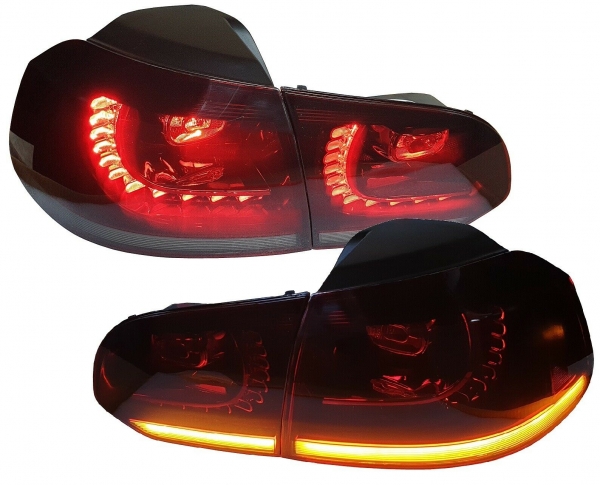 LED Rückleuchten dunkelrot für VW Golf VI 6 08+ dynamischer Blinker