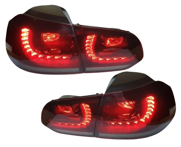 LED Rückleuchten dunkelrot für VW Golf VI 6 08+ dynamischer Blinker