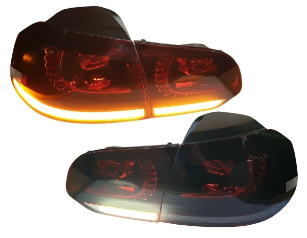 LED Rückleuchten dunkelrot für VW Golf VI 6 08+ dynamischer Blinker