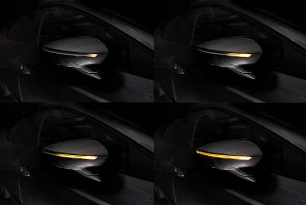OSRAM Dynamischer LED Spiegelblinker für Seat Arona / Ibiza KJ 6F Laufblinker BLACK-EDITION