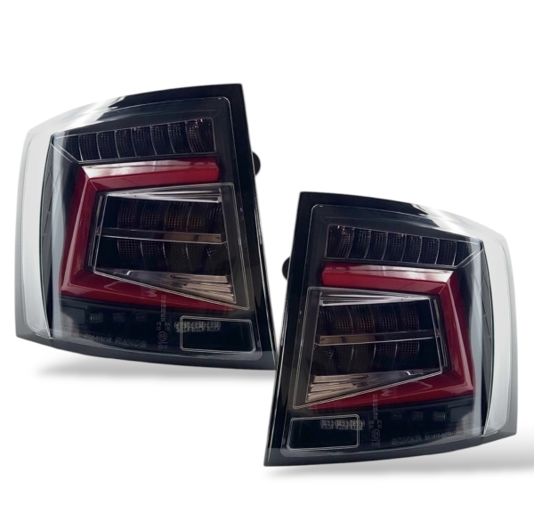 LED Rückleuchten für Skoda Octavia 3 III 5E Kombi 12-19 schwarz LAUFBLINKER für orig. Led 2x 3 Pins
