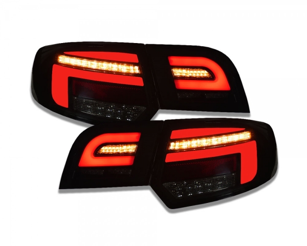 LED Rückleuchten für Audi A3 8P Sportback Bj 08-12 schwarz Facelift 8V-Design