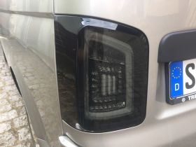 Voll LED Rückleuchten für VW T6.1 2019+ schwarz grau Laufblinker Flügeltürer