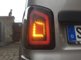 Voll LED Rückleuchten für VW T6.1 2019+ schwarz grau Laufblinker Flügeltürer