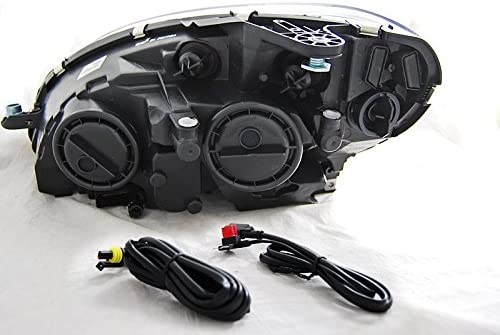 Facelift-Optik Scheinwerfer für Mercedes Benz S204 W204 C-Klasse 07-10 schwarz Klarglas