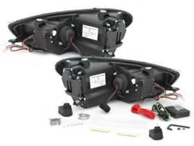 LED TAGFAHRLICHT Scheinwerfer für VW Scirocco 3 2015+ Facelift black schwarz