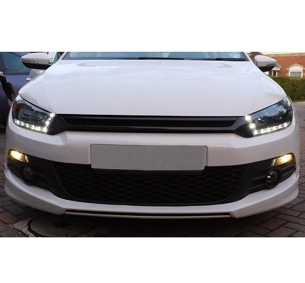 LED TAGFAHRLICHT Scheinwerfer für VW Scirocco 3 2015+ Facelift black schwarz