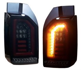 Voll LED Rückleuchten für VW T6.1 ab 2019 schwarz rot Heckklappe