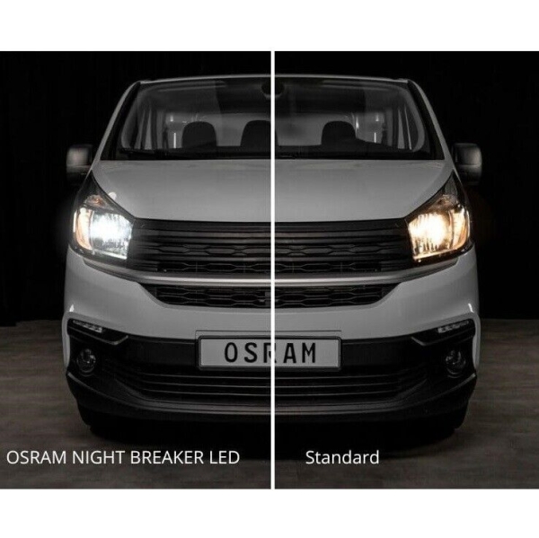 OSRAM NIGHT BREAKER H4 LED 330% Set für Toyota Yaris XP13 2010-2014