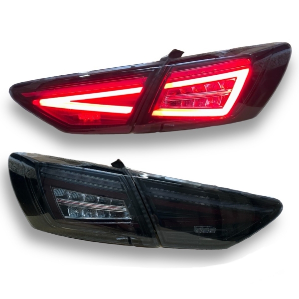 VOLL LED Rückleuchten für Seat Leon 5F 12-16 schwarz für orig. Halogen