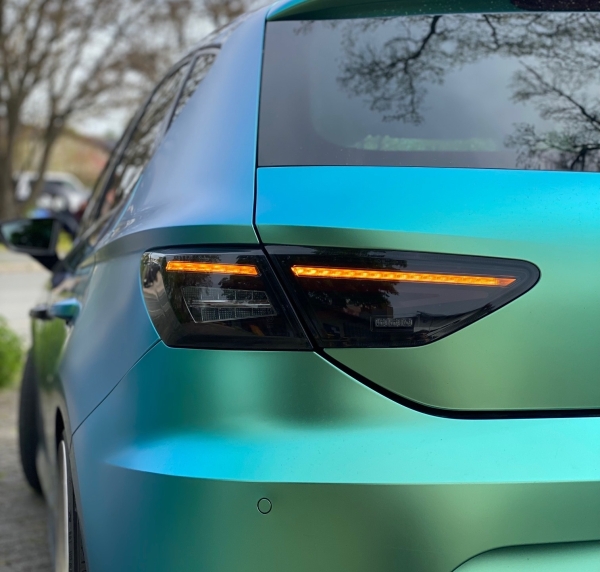VOLL LED Rückleuchten für Seat Leon 5F 12-16 schwarz für orig. Halogen