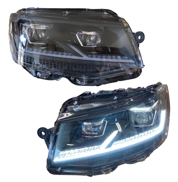 VOLL-LED Scheinwerfer für VW T6 15-19 Begrüßungsfunktion dynamischer Blinker Led Tagfahrlicht