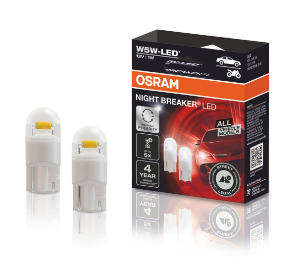 OSRAM NIGHT BREAKER LED W5W Lampe 5700K Standlicht Positionslicht Innenraumbeleuchtung