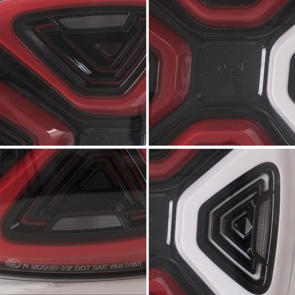 Led Rückleuchten für Smart FORTWO FORFOUR 2014-2019 schwarz rot klar