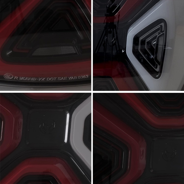 Led Rückleuchten für Smart FORTWO FORFOUR 2014-2019 schwarz rot smoke