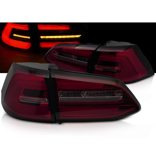 LED Rückleuchten für VW Golf 7 Variant 12-17 dynamischer LED Blinker rot smoke Sonar