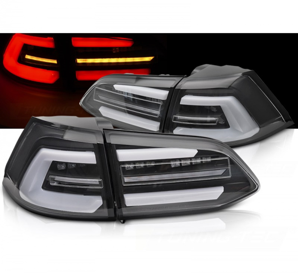 LED Rückleuchten für VW Golf 7 Variant 12-17 dynamischer LED Blinker schwarz klar Sonar