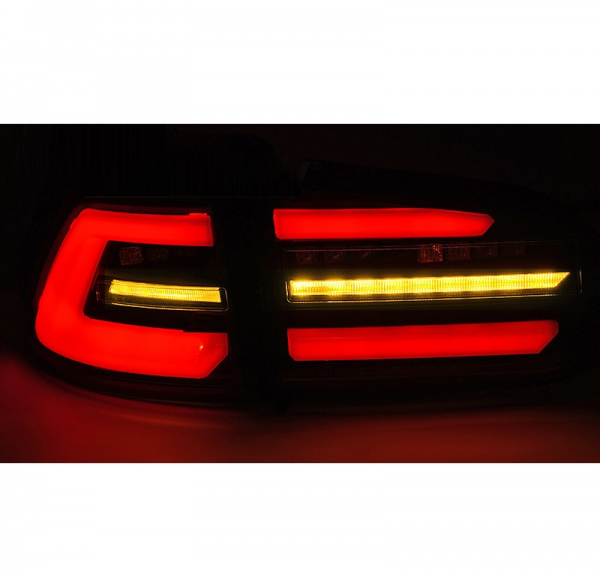 LED Rückleuchten für VW Golf 7 Variant 12-17 dynamischer LED Blinker schwarz klar Sonar