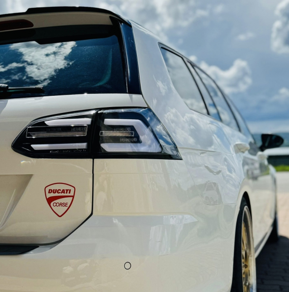 LED Rückleuchten für VW Golf 7 Variant 12-17 dynamischer LED Blinker schwarz klar Sonar