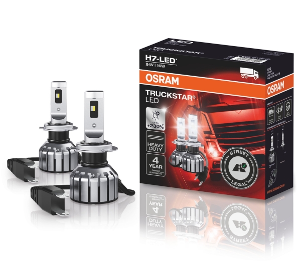 OSRAM Truckstar LED H7 230% 64215DWTS 24V