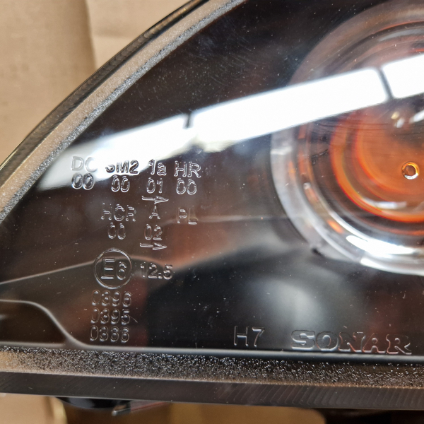 Xenon Scheinwerfer für BMW E60 E61 05-07 schwarz Led Angel Eyes D1S