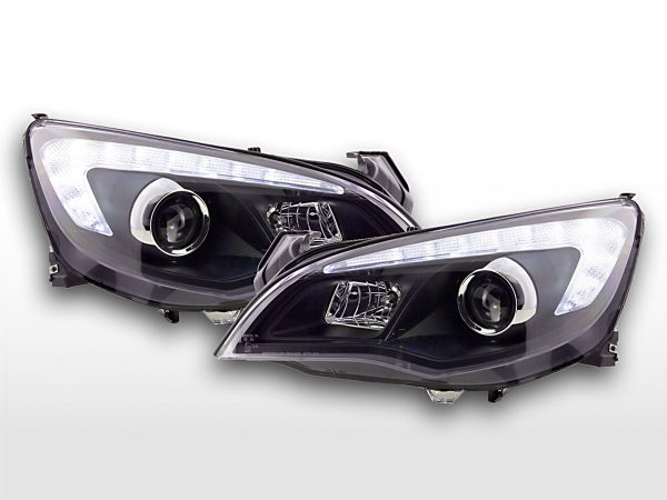 LED TAGFAHRLICHT Scheinwerfer für Opel Astra J 09-15 schwarz Sonar