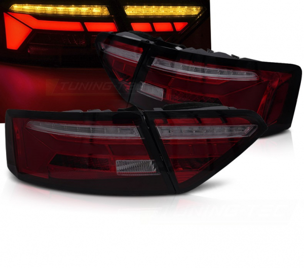 LED Rückleuchten mit Startanimation für Audi A5 8T 8F 08/2011-2016 rot rauch für orig. LED