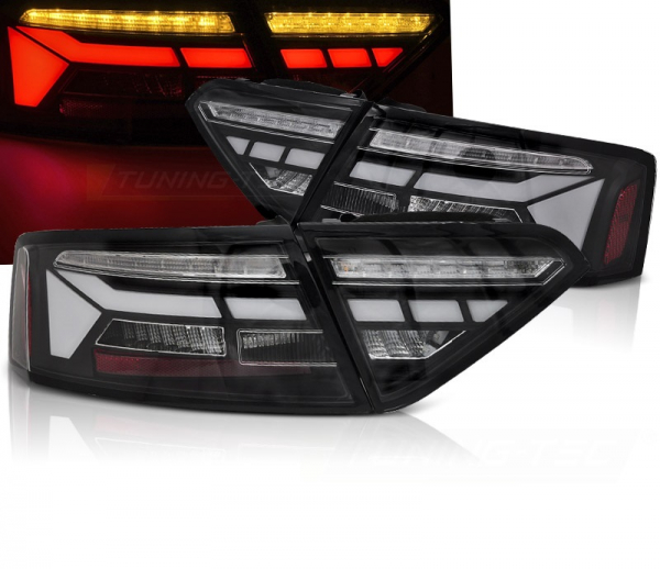 LED Rückleuchten für Audi A5 8T 8F 08/2011-2016 schwarz klar für orig. LED