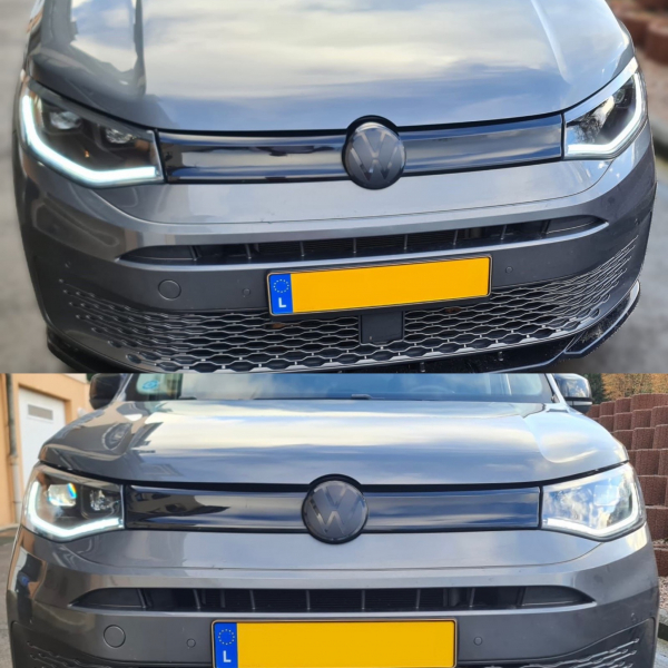 Voll-Led Scheinwerfer für VW Caddy 2020+ schwarz dynamischer Blinker