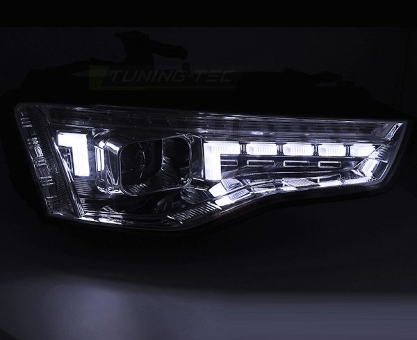 Xenon Scheinwerfer für Audi A5 12-16 ohne AFS chrom D3S Laufblinker