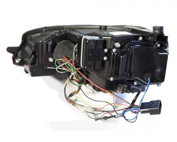 Led Tagfahrlicht Scheinwerfer für VW Golf 7 12-17 schwarz rot dynamischer Led Blinker