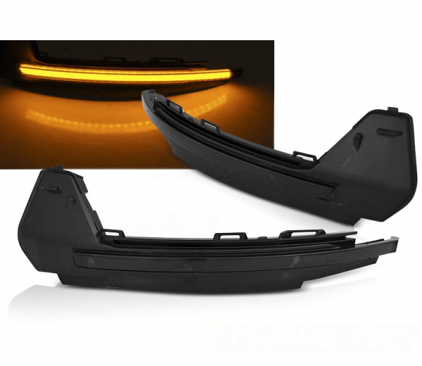 Dynamische Led Spiegelblinker schwarz für Audi A1 2010-2018