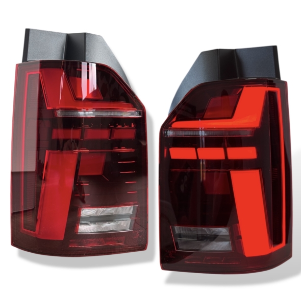 Voll LED Rückleuchten für VW T6.1 2019+ rot sequentieller Start Laufblinker für orig. Halogen