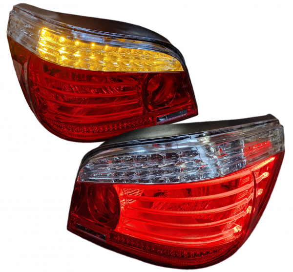 LED Rückleuchten für BMW E60 Limousine 03-07 rot klar Depo