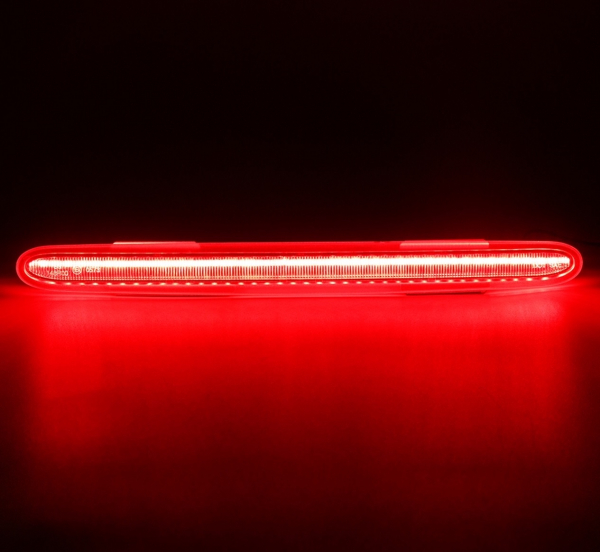 Lightbar Led Bremsleuchte für Mercedes SL R230 01-12 mit E-Zeichen schwarz smoke