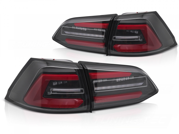 LED Rückleuchten für VW Golf 7 Variant 12-17 dynamischer LED Blinker schwarz klar rot Sonar