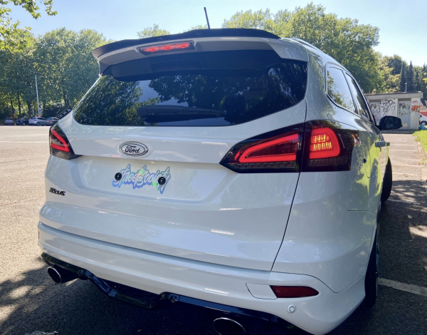 Led Rückleuchten für Ford Focus MK3 Turnier 2011-2018 dynamischer LED Blinker chrom