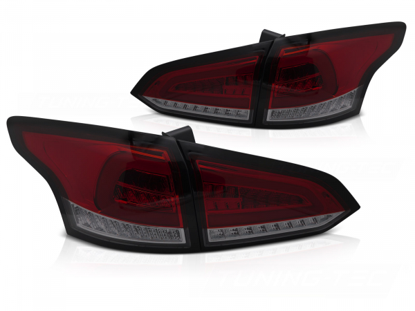 Led Rückleuchten für Ford Focus MK3 Turnier 2011-2018 dynamischer LED Blinker rot smoke