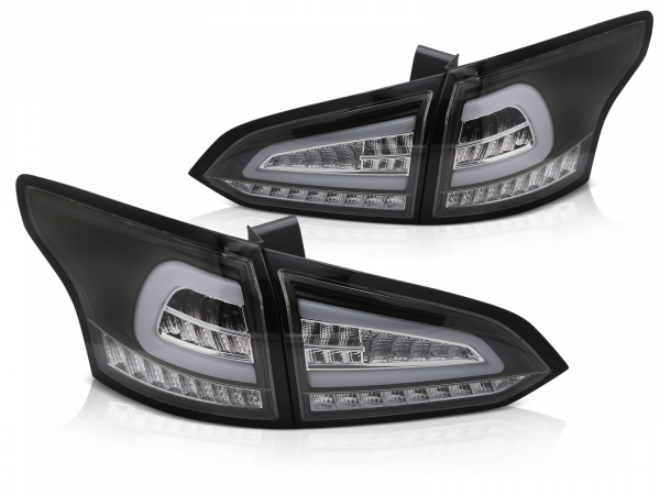Led Rückleuchten für Ford Focus MK3 Turnier 2011-2018 dynamischer LED Blinker schwarz klar