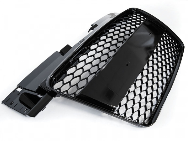 Frontgrill für Audi TT 8J 06-14 Kühlergrill Wabengrill Grill ohne Emblem schwarz