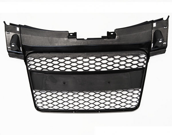 Frontgrill für Audi TT 8J 06-14 Kühlergrill Wabengrill Grill ohne Emblem schwarz