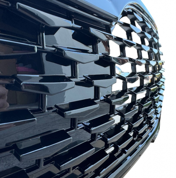 ABS Kunststoff Frontgrill Kühlergrill schwarz glänzend für Skoda Octavia 5E 17-20 Facelift Waben